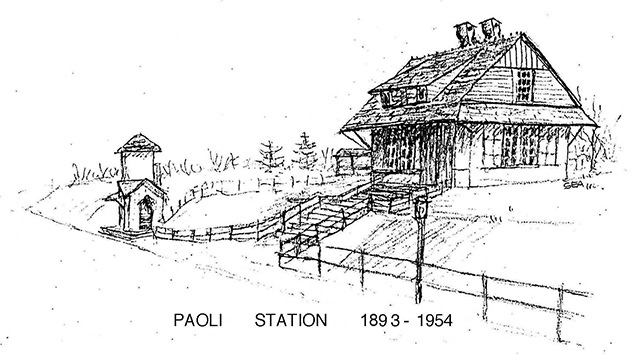 PAOLI STATION 1898 - 1954