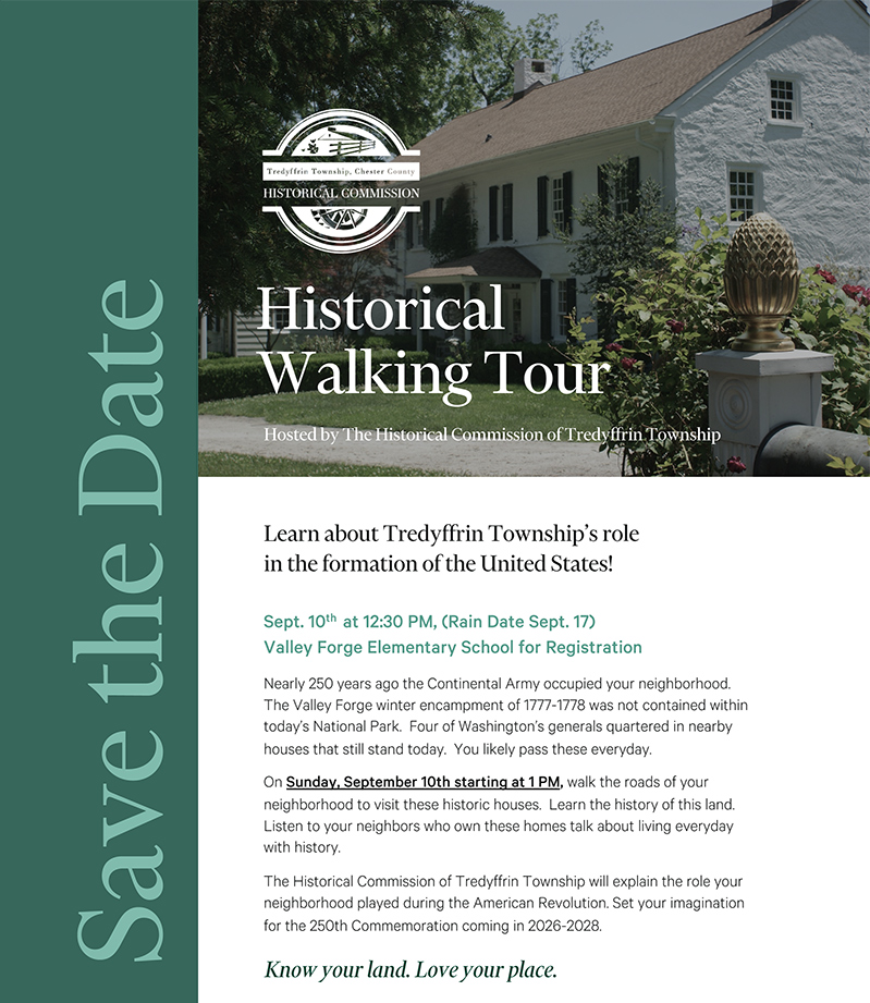 Tredyffrin Township Historical Walking Tour