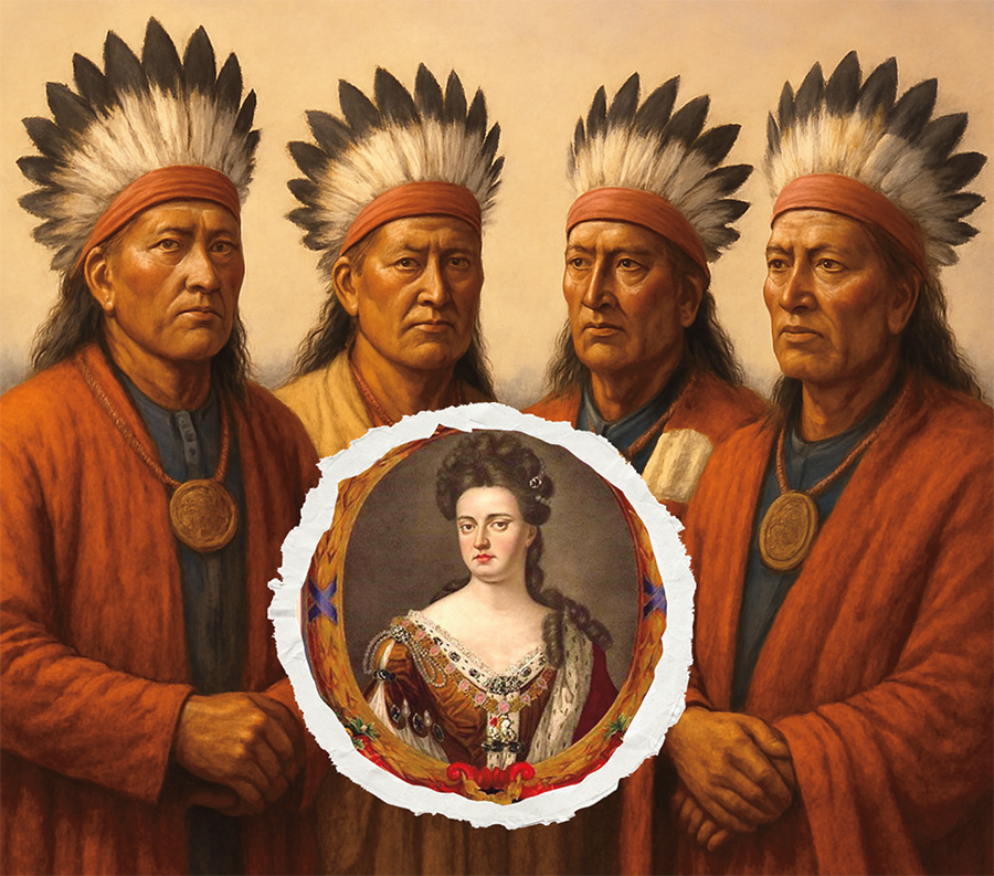Four Kings and a Queen