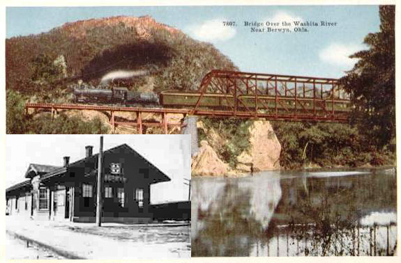Washita River bridge near Berwyn, Oklahoma